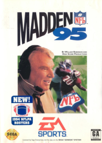 Madden NFL '95 PAL Sega Mega Drive PAL box art